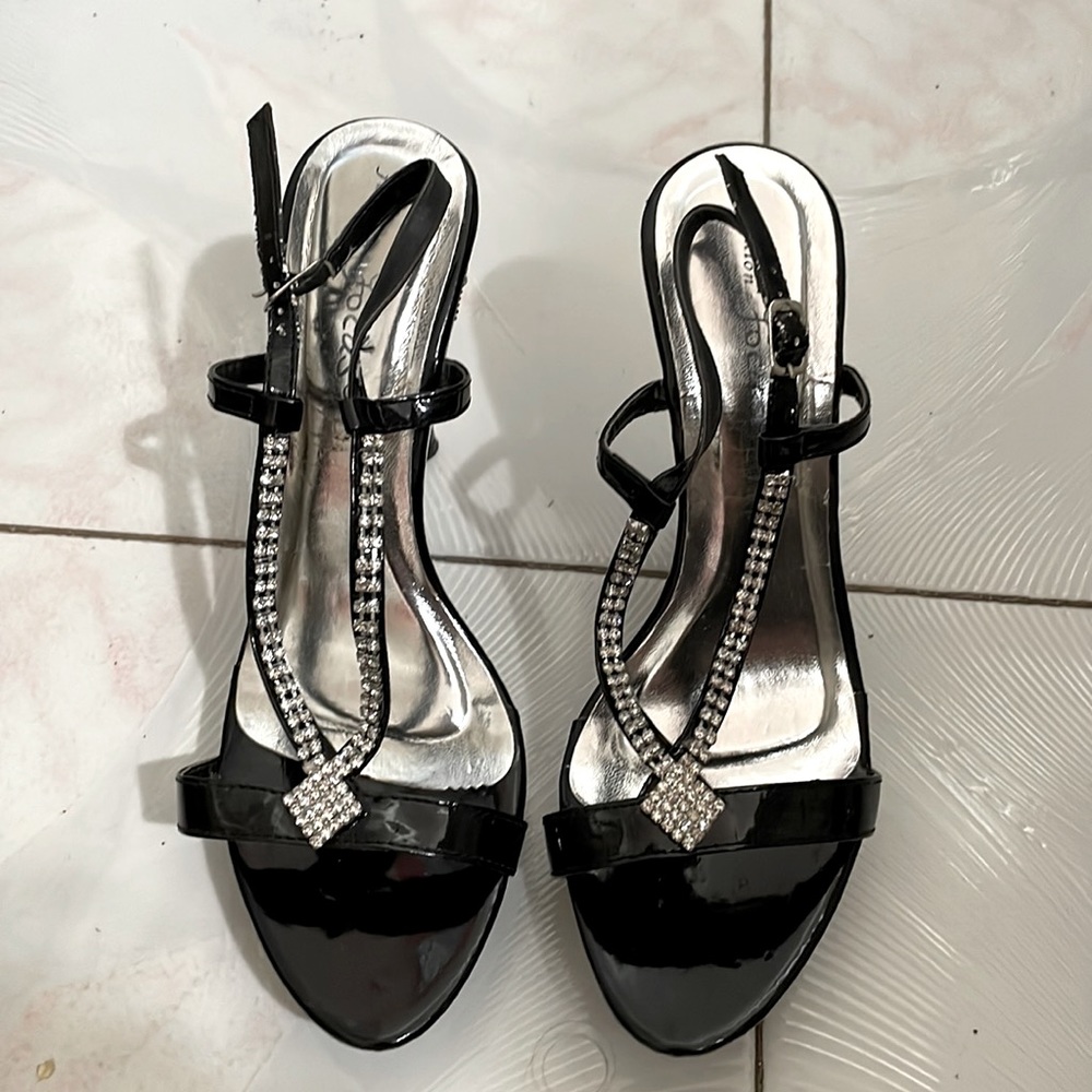 Black high heels